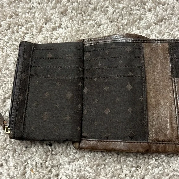 Fossil brown leather wallet - Picture 9 of 16